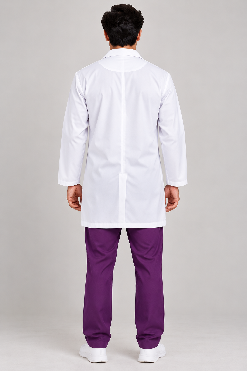 Prestige Men’s Lab Coat Apron – Full Professional Medical Coat